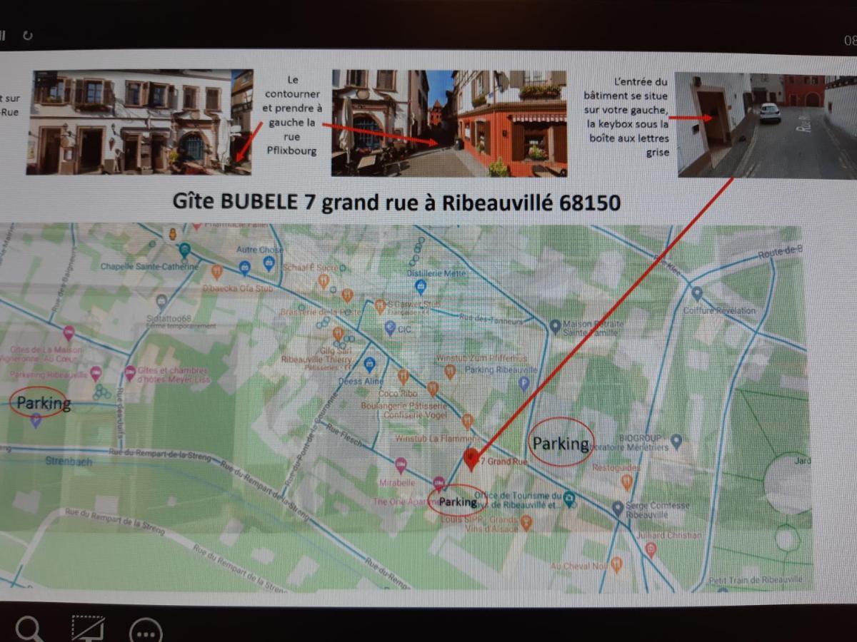 Le Bubele Au Coeur Du Centre Medieval Et Vignoble Ribeauvillé Kültér fotó